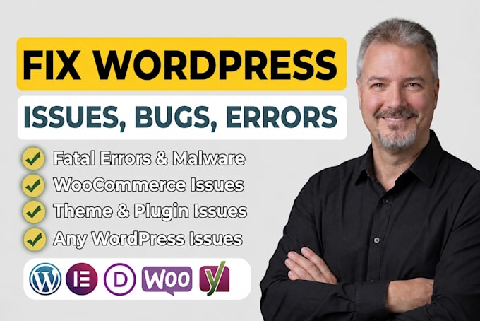 fix wordpress, bugs, woocommerce probleme, kritische website fehler beheben