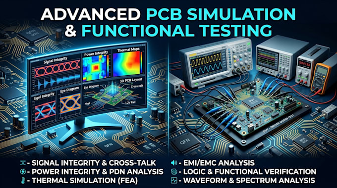 do advanced pcb simulation and functional testing for your design