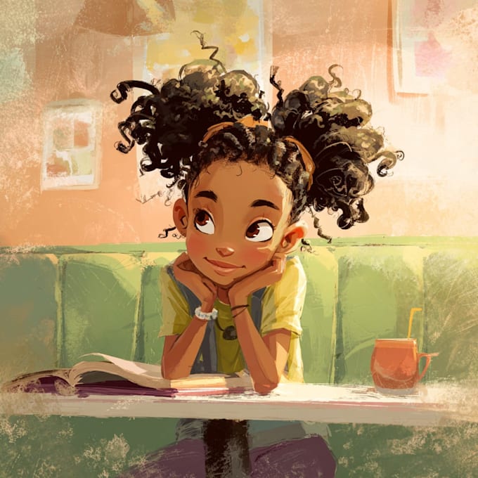 draw children book illustration and kids book illustrator