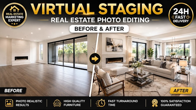do virtual staging and virtual renovation for your listing