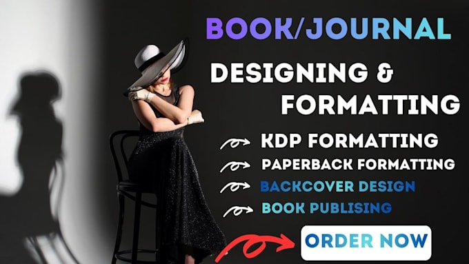professionally design and format journal and book layout