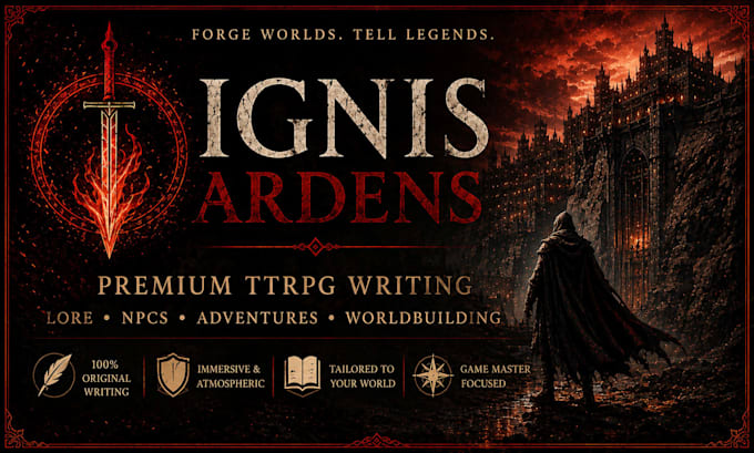 create custom immersive ttrpg content for your roleplaying games