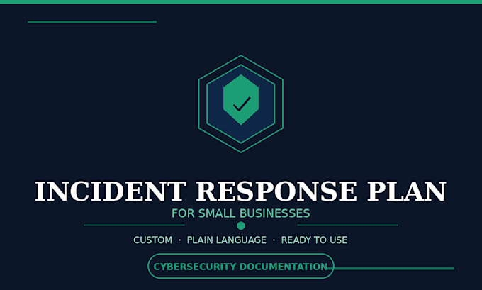 create a cybersecurity incident response plan for your small business