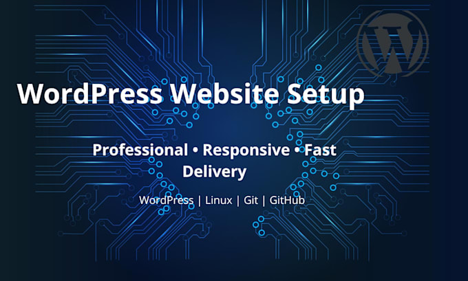 setup and customize your wordpress website