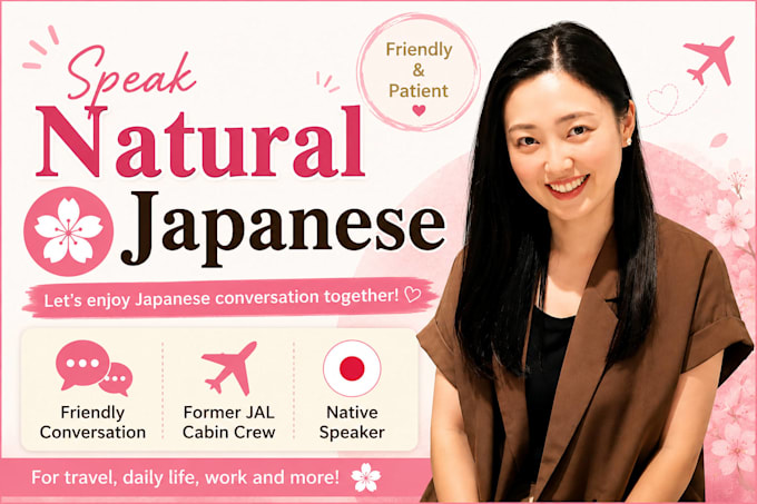 help you improve your japanese through conversation