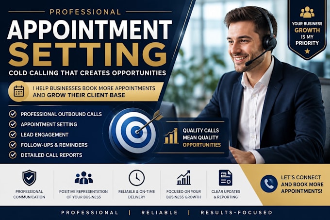 do professional appointment setting and cold calling for your business