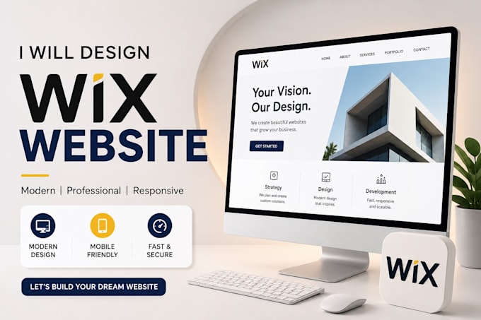 build custom wix website design and development wix landing page, wix ecommerce