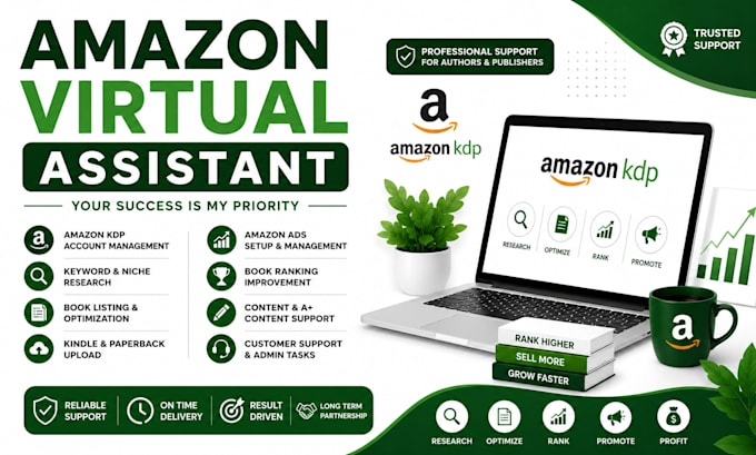 be your amazon virtual assistant fba expert