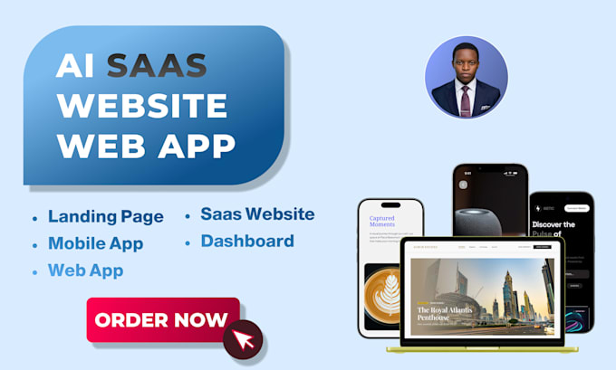 design your ai saas product dashboard and web app