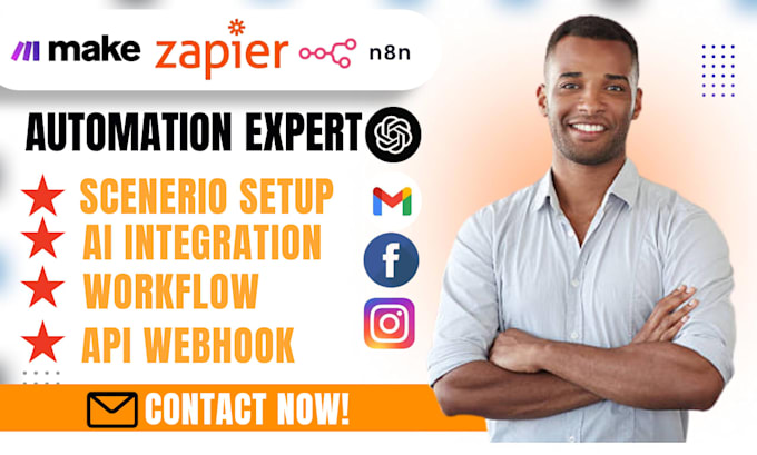 make com automation made com make com API and zapier expert make scenario