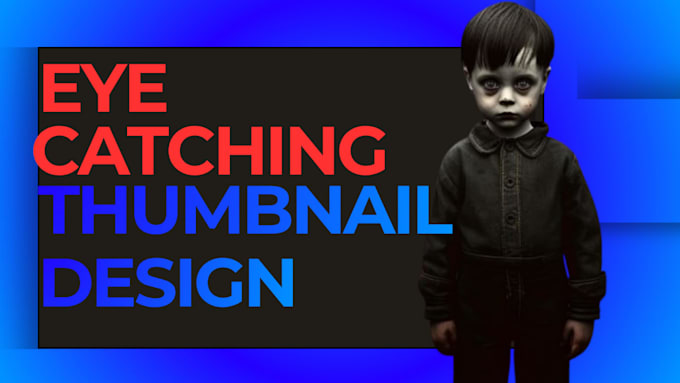 design scary horror youtube thumbnails