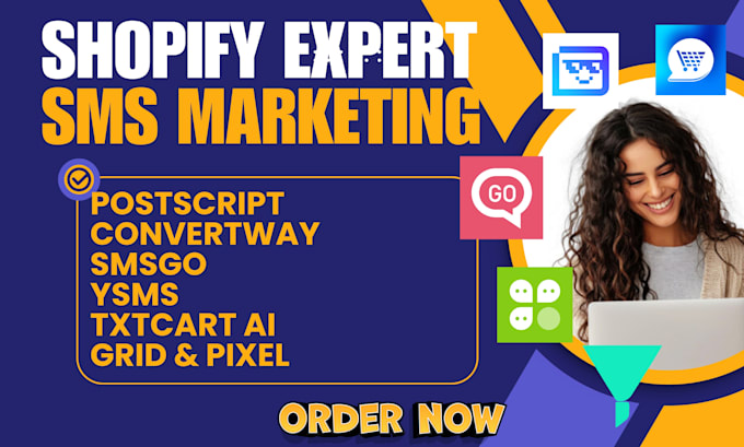 setup shopify sms marketing postscript convertway smsgo ysms txtcart ai grid
