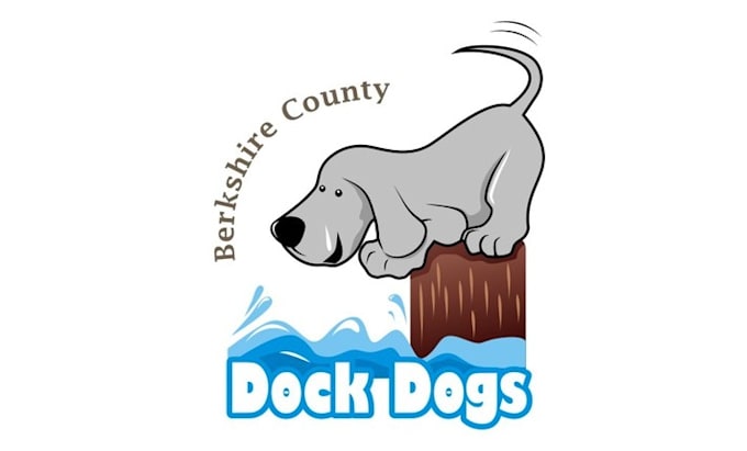 design mascot berkshire county dock dogs logo
