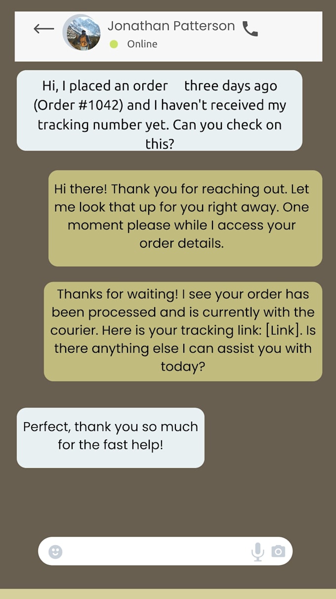 provide live chat support