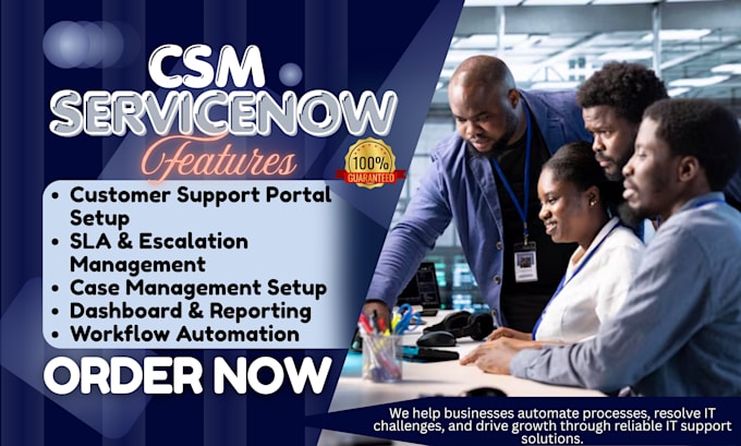 build servicenow csm workflow for customer support operations