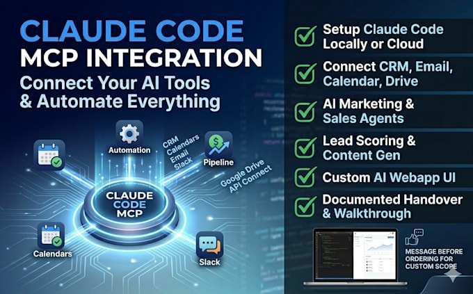 setup claude code ai marketing automation sales claude codex mcp setup ai webapp