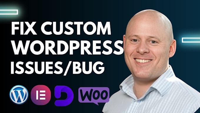 develop fix custom elementor wordpress website error solve responsive css issues
