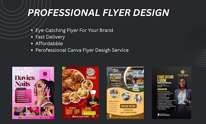 design a professional modern flyer