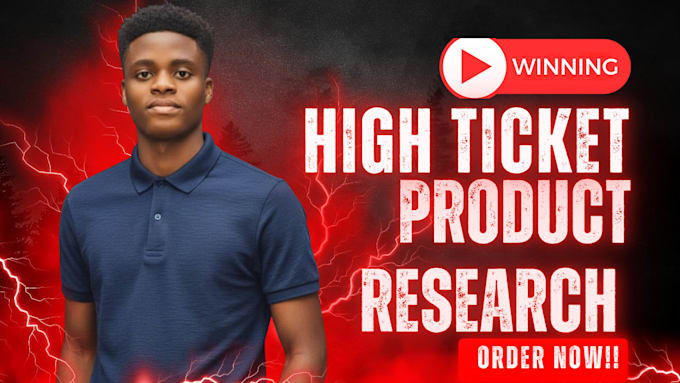do highticket product research for shopify high ticket dropshipping store