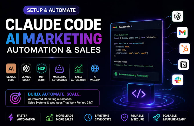 setup claude code ai marketing automation sales claude codex mcp setup ai webapp