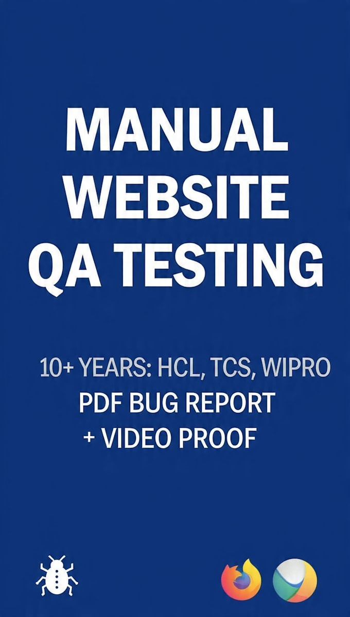 do expert website and mobile app QA testing with 15 point audit