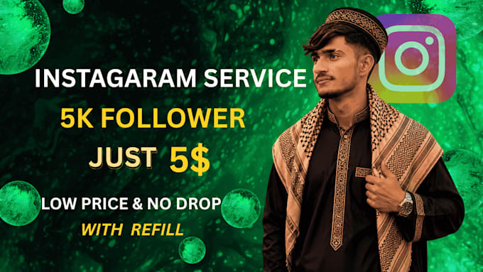 provide you instgram follower low rate and fast delivery