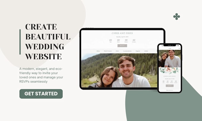 make a wedding invitation website include rsvp
