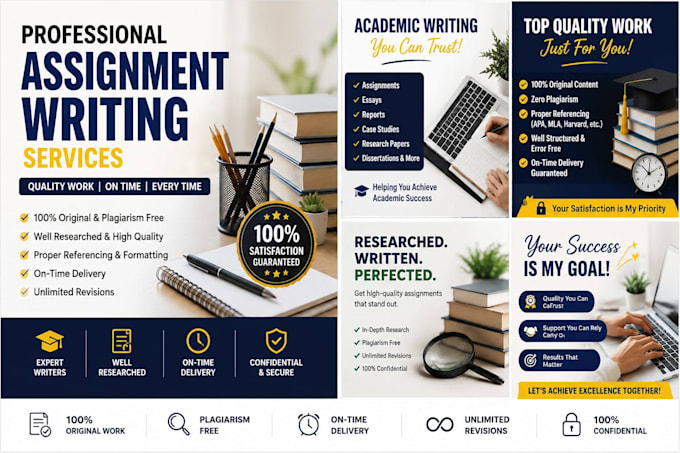 write professional assignments, essays and reports