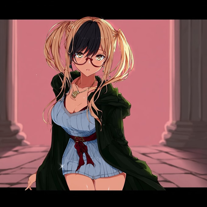 drawing anime artwork illustration with high quality