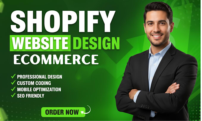 design shopify website, shopify store and shopify dropshipping store