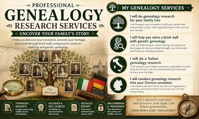 do a italian genealogy research