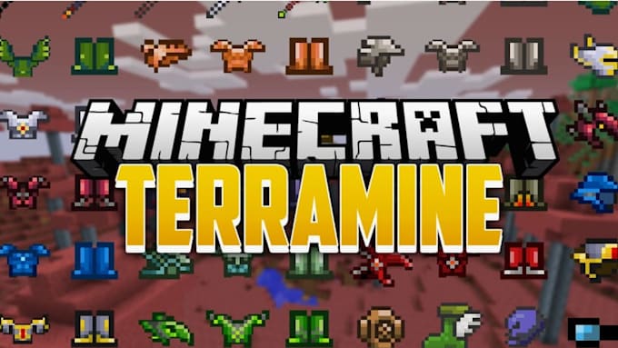 mod minecraft, terraria, and starbound with custom biomes, weapons, items