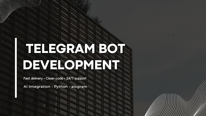 custom telegram bot with ai integration python aiogram
