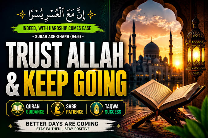 design professional islamic youtube thumbnail