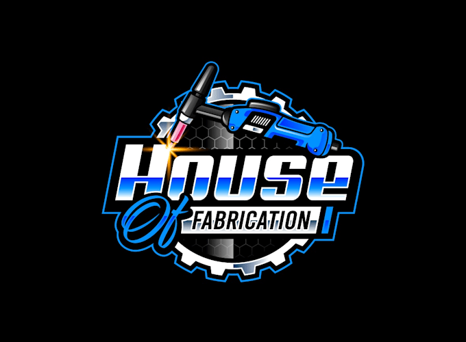 create wonderful eye catchy fabrication logo with text with any file