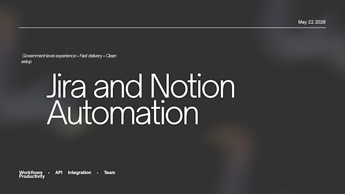 jira and notion automation setup for teams