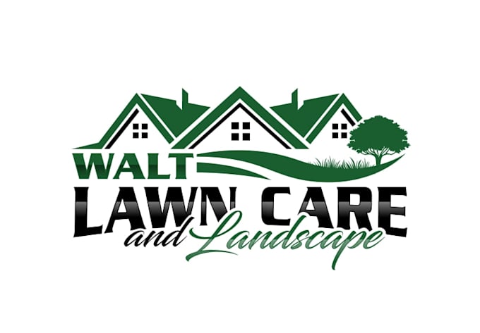 create a professional lawn mowing logo design