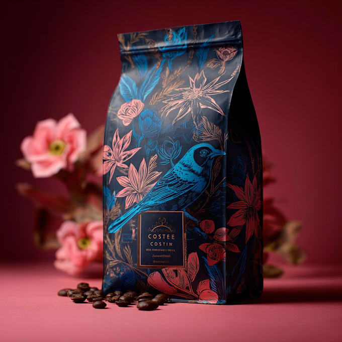 create cosmetic label design and cosmetic packaging design