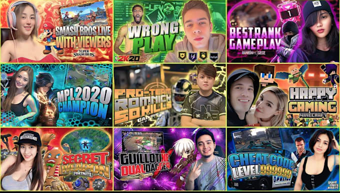 design professional and clickable youtube thumbnails