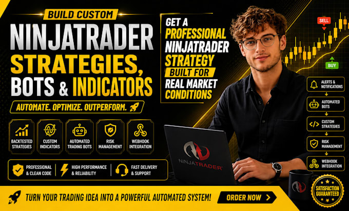 build custom ninjatrader strategies, bots, and indicators
