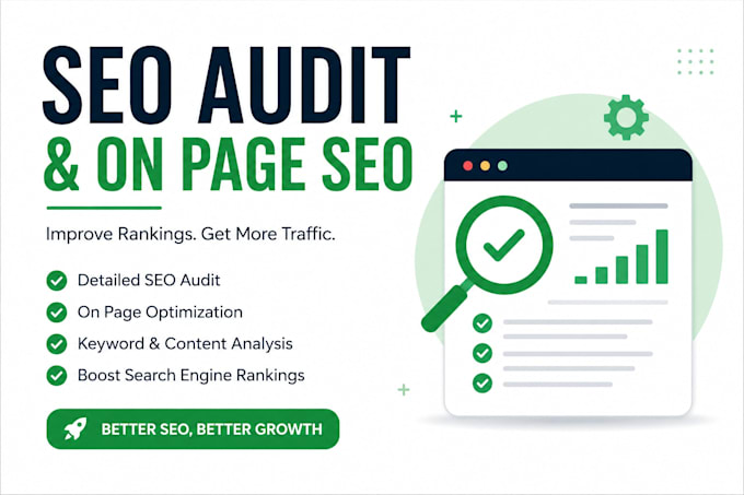 website audit and on page SEO service