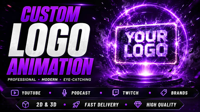 make a custom animated logo