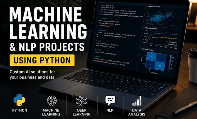 do machine learning and nlp projects using python ai