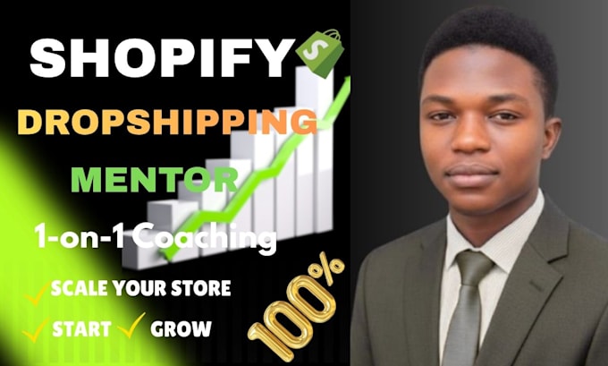 coach you to build a profitable shopify dropshipping store