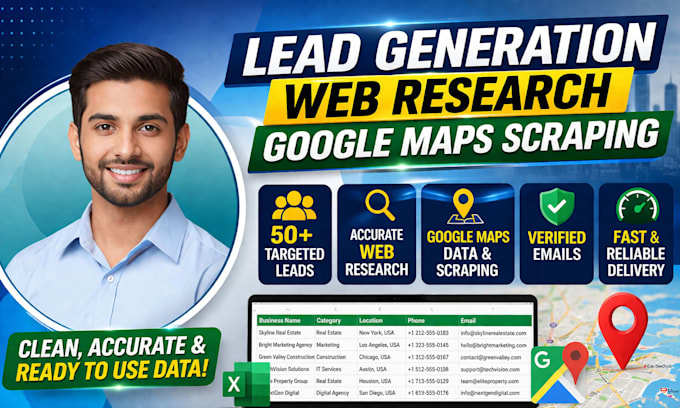 provide b2b leads , lead generation , virtual assistance