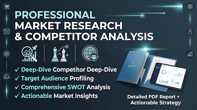 do professional market research and competitor analysis