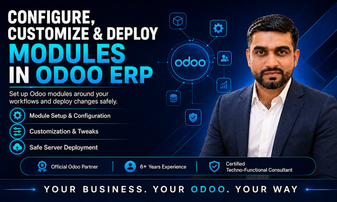 configure customize and deploy modules in odoo erp