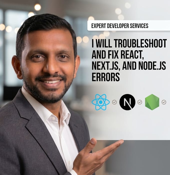 troubleshoot and solve react, next js, and node js errors