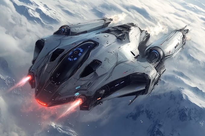 do sci fi spaceship design