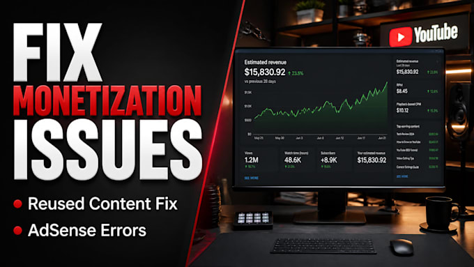 fix youtube reinstatement adsense and monetization issues